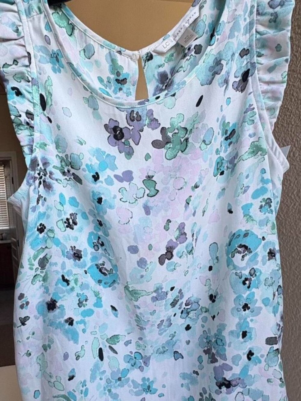 🌸 LC Lauren Conrad Watercolor Floral Blouse🌸
